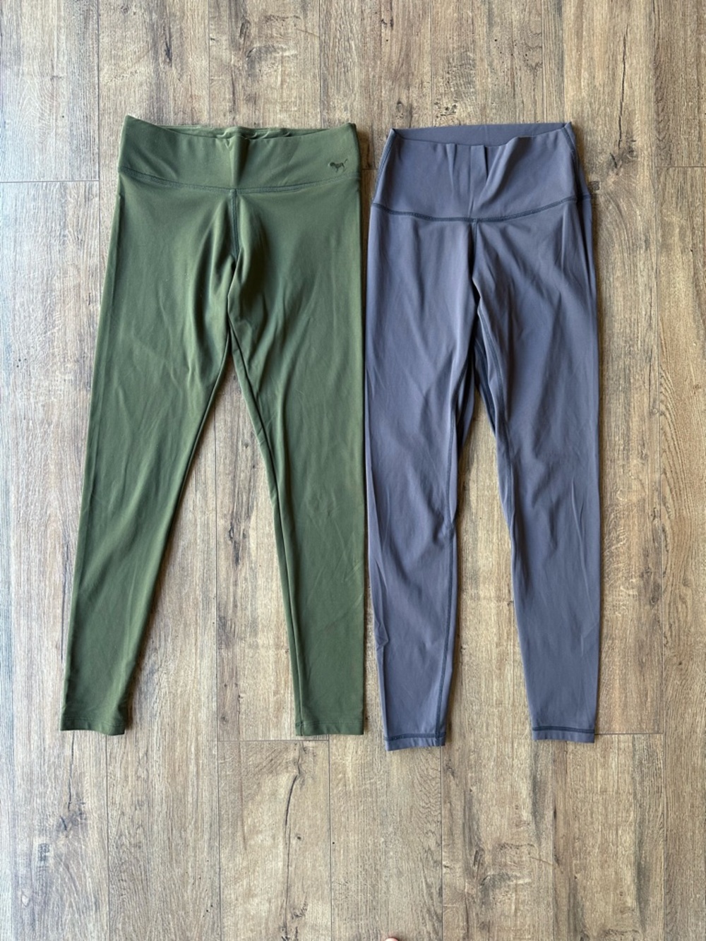 Victoria's Secret Ultimate Colorful Koala workout leggings - green purple